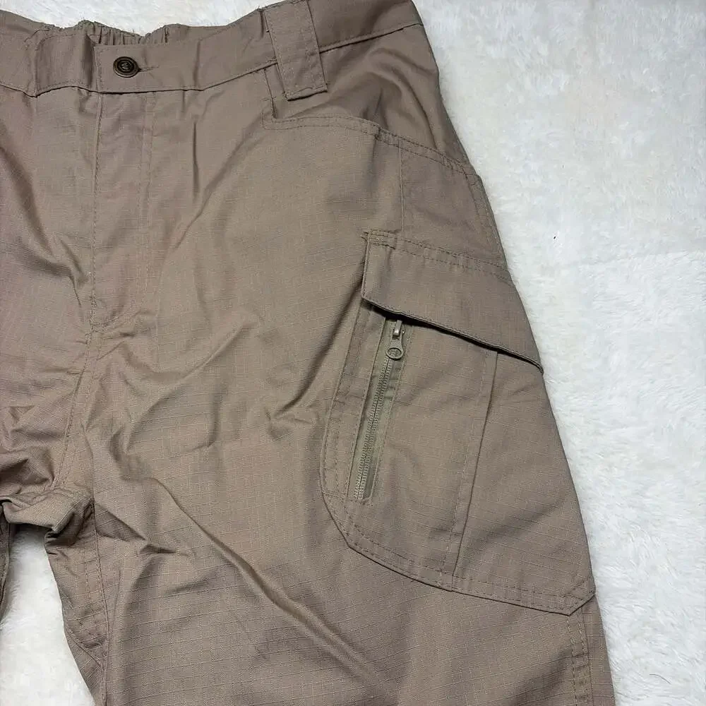 Tactical Pants Khaki Tan Outdoor Hiking Military RipStop Cargo Pants Men’s XXL